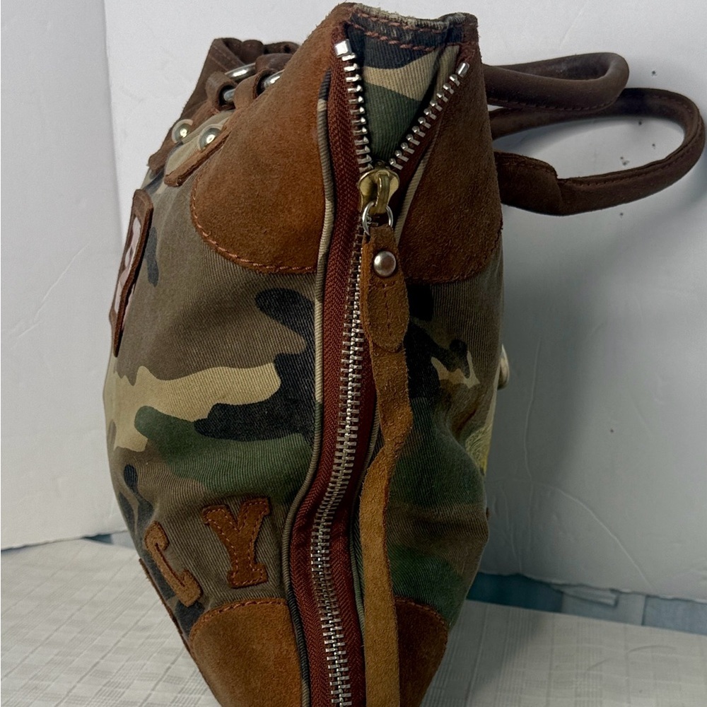 Vintage Juicy Couture PREP SCHOOL RIOT camo tote - Picture 4 of 16